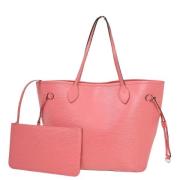 Pre-owned Leather totes Louis Vuitton Vintage , Pink , Dames