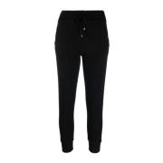 Zwarte Casual Sweatpants voor Vrouwen Ralph Lauren , Black , Dames