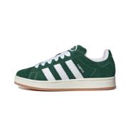 Donkergroene Cloud White Campus Sneakers Adidas , Green , Dames