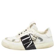 Pre-owned Leather sneakers Valentino Vintage , White , Heren