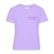 Stijlvolle T-shirts en Polos MC2 Saint Barth , Purple , Dames