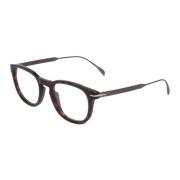 Retro Square Frame Bril Eyewear by David Beckham , Brown , Unisex
