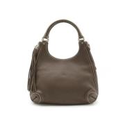 Pre-owned Leather handbags Chanel Vintage , Brown , Dames
