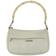 Pre-owned Leather gucci-bags Gucci Vintage , White , Dames