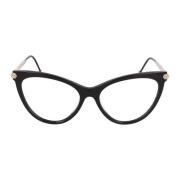 Stijlvolle Cat Eye Bril Philipp Plein , Black , Unisex