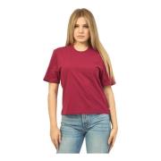 Rode T-shirt Amilly K-Way , Red , Dames