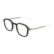 Moderne vierkante metalen zonnebril Mykita , Black , Unisex