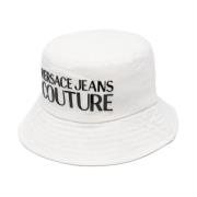 Witte Vissershoed Versace Jeans Couture , White , Heren