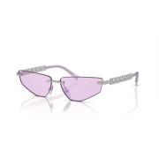 Violet/Licht Violet Zonnebril DG 2301 Dolce & Gabbana , Purple , Dames