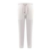 Slim-fit Trousers Brunello Cucinelli , White , Heren