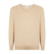 Ultralight Cotton Sweater Ballantyne , Beige , Heren