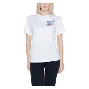 Dames T-shirt Lente/Zomer Katoen Pharmacy Industry , White , Dames
