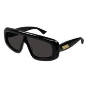 Black/Grey Sunglasses Bv1281S Bottega Veneta , Black , Unisex