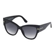 Zwarte zonnebril Anoushka FT 0371 Tom Ford , Black , Dames