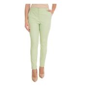 Hoge taille stretchy drainpipe broek Liu Jo , Green , Dames