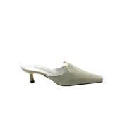 Pre-owned Suede heels Manolo Blahnik Pre-owned , Green , Dames