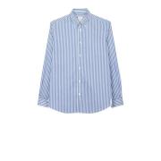 Blauw en wit gestreept casual fit overhemd PS By Paul Smith , Blue , H...