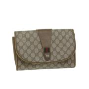 Pre-owned Leather gucci-bags Gucci Vintage , Beige , Dames