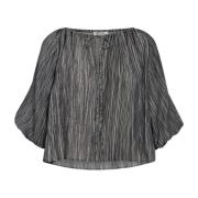 Softcc Dye Puff Blouse Antraciet Co'Couture , Gray , Dames