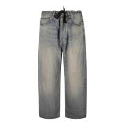 Baggy Jeans Balenciaga , Blue , Dames