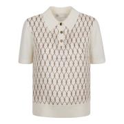 Zijden Front Poloshirts Tory Burch , Multicolor , Dames