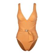 Oranje Carlie Badpak Max Mara , Orange , Dames