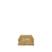 Vegan Twist Clutch Tas Magnetische Sluiting THEMOIRè , Beige , Dames