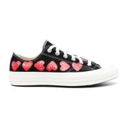 Lage Top Multi Heart Sneakers Comme des Garçons Play , Multicolor , He...