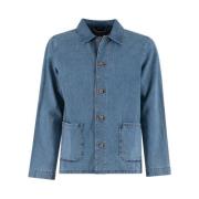 Licht Denim Logo Jack A.p.c. , Blue , Heren