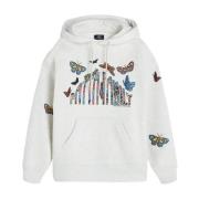 Klassieke Hoodie Patta , White , Heren