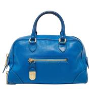 Pre-owned Leather handbags Marc Jacobs Pre-owned , Blue , Dames