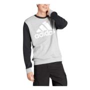 Essentials Fleece Sweater Adidas , Gray , Heren