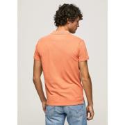 Oranje Polo Shirt Regular Fit Pepe Jeans , Orange , Heren