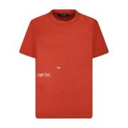 Oranje T-shirt met letterprint Max Mara , Orange , Dames