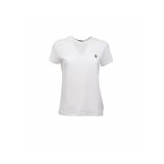 Korte Mouw T-shirt Polo Ralph Lauren , White , Dames