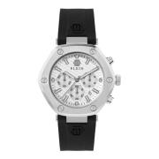 Hexagon Chrono Horloge Philipp Plein , Gray , Heren