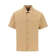 Casual Katoenen Overhemd voor Mannen A.p.c. , Beige , Heren