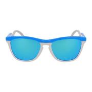 Sportieve Vierkante Zonnebril Oakley , Blue , Unisex