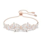 Lilia Vlinder Armband Wit Roségoud Swarovski , Multicolor , Dames