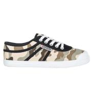 Camouflage Canvas Sneakers Kawasaki , Multicolor , Heren