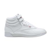 Wit/Zilver Hoge Top Sneakers Reebok , White , Dames
