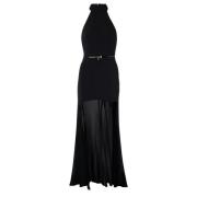 Zwarte Red Carpet Jurk Elisabetta Franchi , Black , Dames