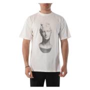 Verouderd Standbeeld T-shirt Aries , White , Heren