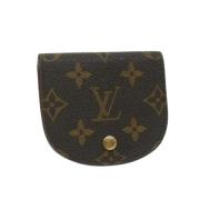 Pre-owned Coated canvas wallets Louis Vuitton Vintage , Brown , Dames