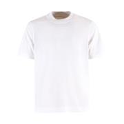Witte Jersey Piquet T-Shirt Circolo 1901 , White , Heren