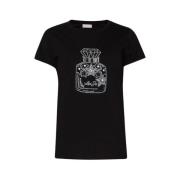 Stijlvol T-shirt voor Mannen en Vrouwen Liu Jo , Black , Dames