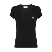 Stijlvolle T-shirts voor Mannen en Vrouwen Philipp Plein , Black , Dam...