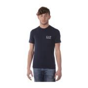 Casual Sweatshirt voor Mannen Emporio Armani EA7 , Blue , Heren