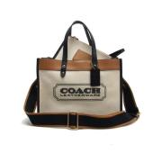 Pre-owned Cotton handbags Coach Pre-owned , Beige , Dames