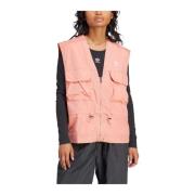 Stijlvolle Vest voor Vrouwen Adidas , Pink , Dames